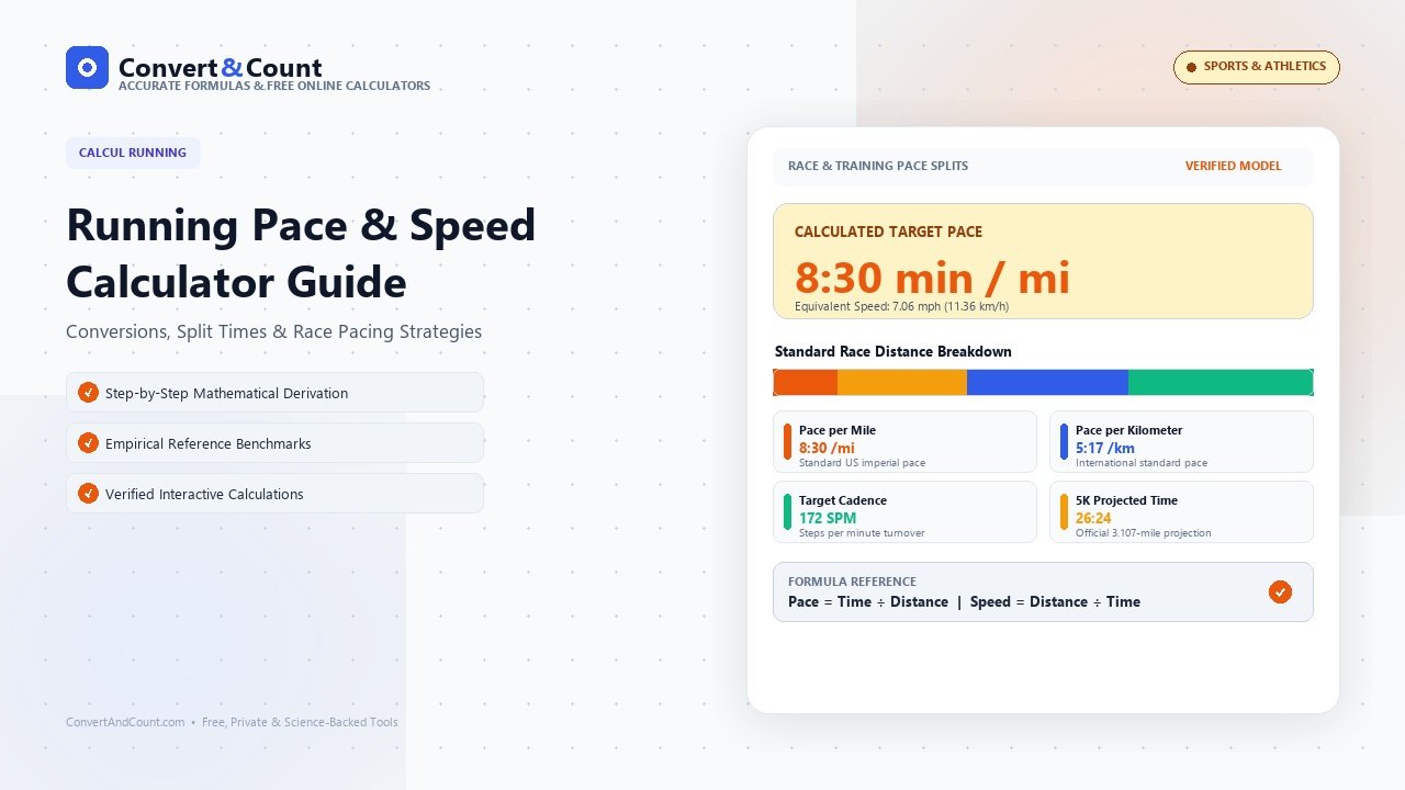 Running Pace & Speed Calculator Guide: Conversions, Split Times & Race Pacing Strategies